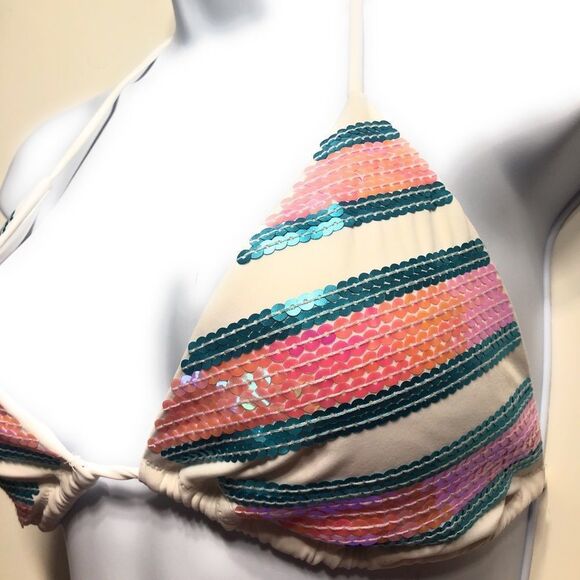 Victoria's Secret Sequin Bikini Top - Picture 2 of 4